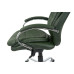 Крісло АКЛАС Валенсія Soft CH MB Зелений (Шкіра Lux LC-green)
