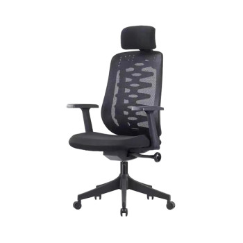 Кресло АКЛАС Селла HR HB SR 8003A Черный (Черный)