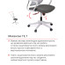 Кресло АКЛАС Дориан GR TILT Серый (OS-3006 Grey K-02 Grey)