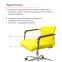 Кресло АКЛАС Кап FX СН TILT Желтый (PU yellow)
