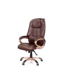 Кресло АКЛАС Монсан ANF Коричневый (PU Dark Brown)