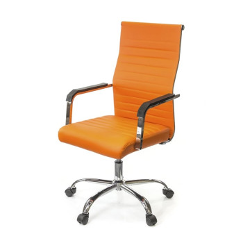 Крісло АКЛАС Кап FX СН TILT Помаранчевий (PU orange)