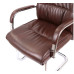 Кресло конференционное АКЛАС Визеу CF Коричневый (PU Dark Brown)