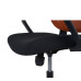 Крісло АКЛАС Доріан BL TILT Помаранчевий (K-09 Orange OS-3000 Black)