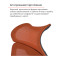 Кресло АКЛАС Дориан BL TILT Оранжевый (K-09 Orange OS-3000 Black)