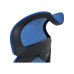 Крісло АКЛАС Доріан BL TILT Синій (K-08 Blue OS-3000 Black)
