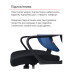 Крісло АКЛАС Доріан BL TILT Синій (K-08 Blue OS-3000 Black)