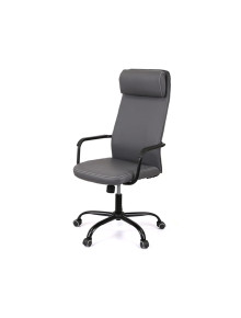 Крісло АКЛАС Бейкер HR KD TILT Сірий (PU grey)