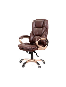Кресло АКЛАС Видаго ANF Коричневый (PU Dark Brown)