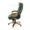 Кресло АКЛАС Валенсия Soft EX MB Зеленый (Кожа Lux LC-green)