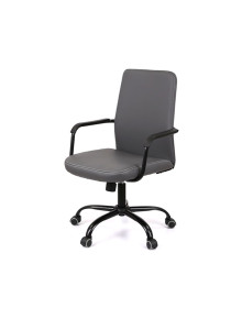 Крісло АКЛАС Бейкер KD TILT Сірий (PU grey)