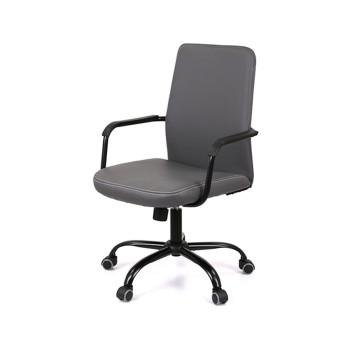 Крісло АКЛАС Бейкер KD TILT Сірий (PU grey)