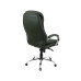 Крісло АКЛАС Валенсія Soft CH MB Зелений (Шкіра Lux LC-green)