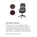 Крісло АКЛАС Доріан BL TILT Чорний (K-01 black OS-3000 Black)