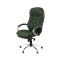 Крісло АКЛАС Валенсія Soft CH MB Зелений (Шкіра Lux LC-green)